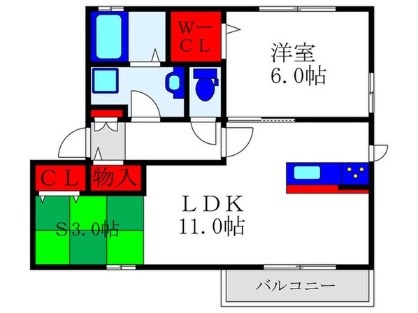 Ｒｉｖｅｎｄｅｌｌ　A棟の物件間取画像